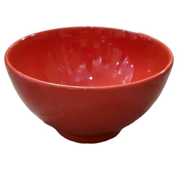Waechtersbach Germany Red Bowl Ceramic Dish Soup Cereal 5¾" - Picture 1 of 10